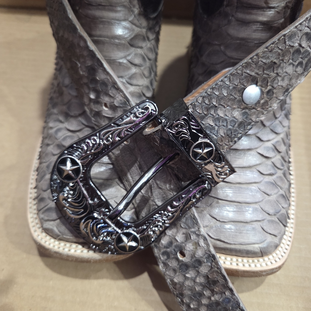 Python Skin Boots and Matching belt